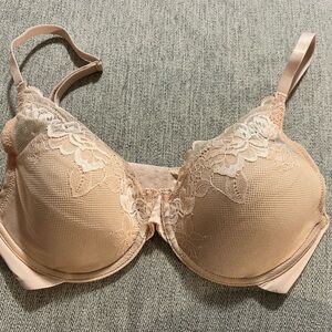 Natori Cherry Blossom Cream Lace Underwire Bra